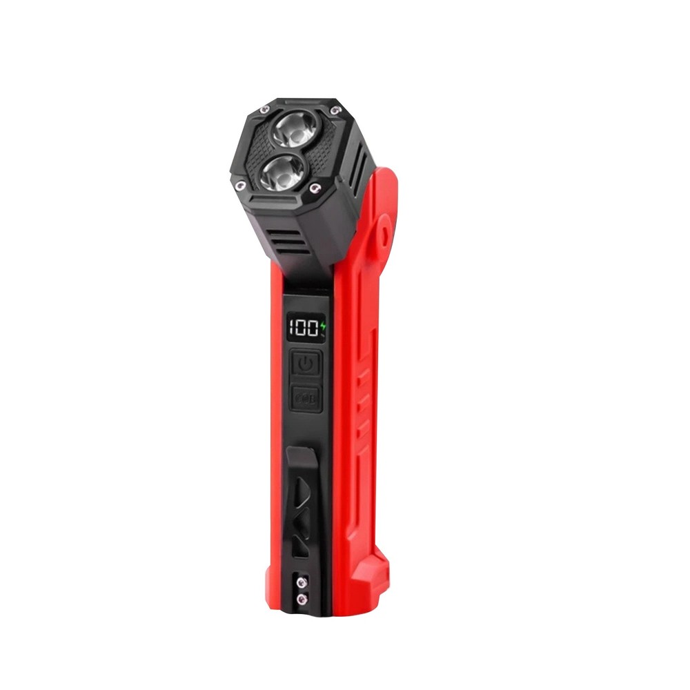 Magnetic Base LED Work Light 600LM Rechargeable Type-C Flashlight Lamp Tool