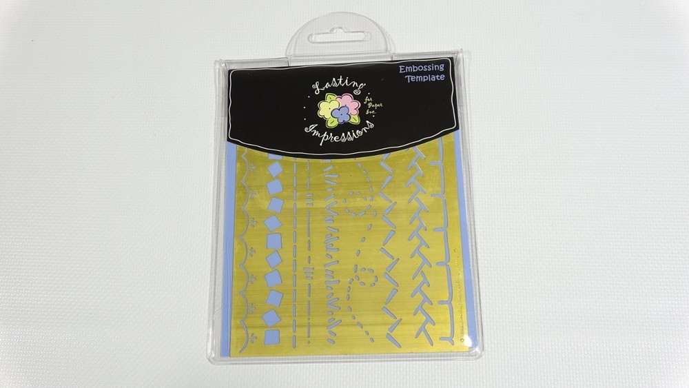 Borders & Edges Lasting Impressions Embossing Stencil 2003