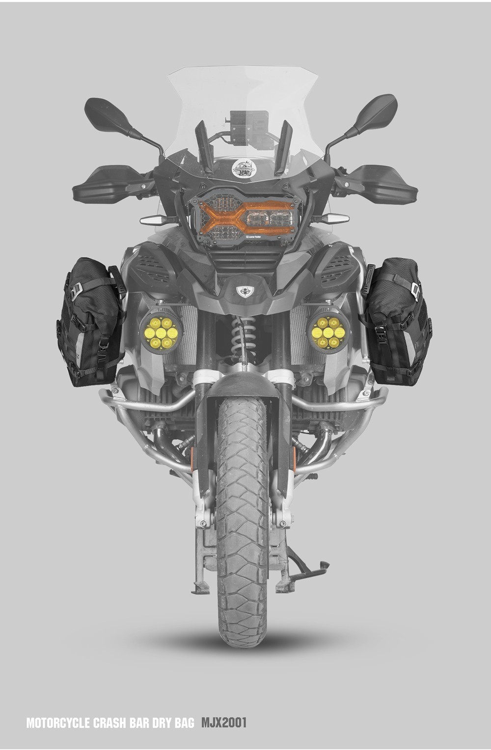 Rhinowalk Motorcycle Crash Bar Bag Waterproof 6L PESupport Board Luggage Storage