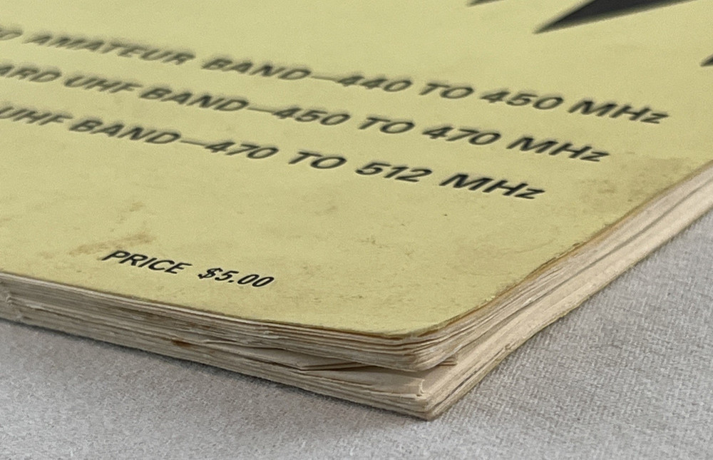 Regency Whamo 10 ACT-W10 Frequency Comb Programming Directory Scanner Manual