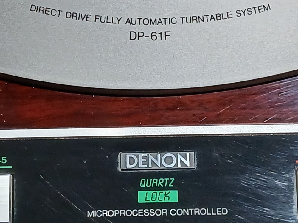 Working Denon DP‑61F Automatic Direct‑Drive Turntable!
