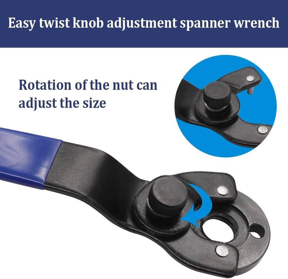 Grinder Wrench Universal Adjustable Grinder Spanner ​Wrench,Lock-nut Grinder ...