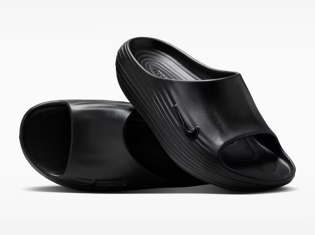 NIKE REACTX REJUVEN8 SLIDE TRIPLE BLACK/BLACK REACT X SANDAL HV4479-001 MEN SIZE