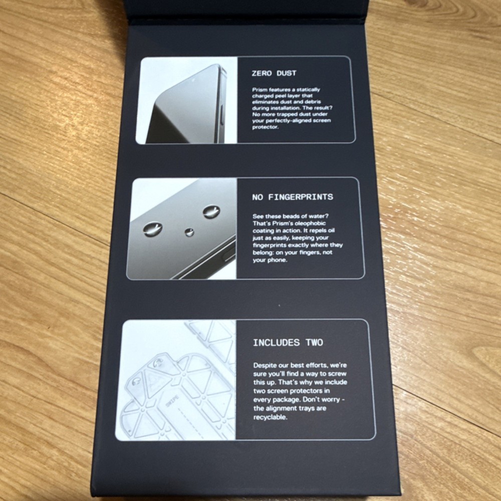 dbrand Prism 2.0 Screen Protector & Ghost CASE for iPhone 17 Pro Max