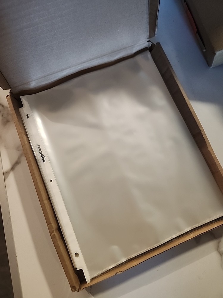 Sheet Protectors for 3 Ring Binder Heavyweight Polypropylene 45 Pack