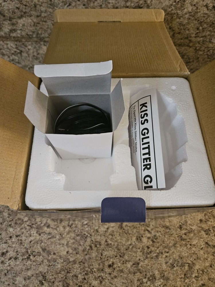 KISS 2003 Motorized Glitter Globe Spencer's Signature Network Lighted W Box