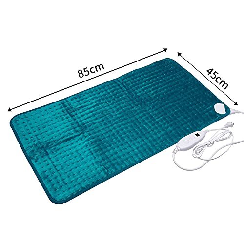 King Size Heating Pad with Fast-Heating Technology & 6 Temp Setting, 45cm x 85cm
