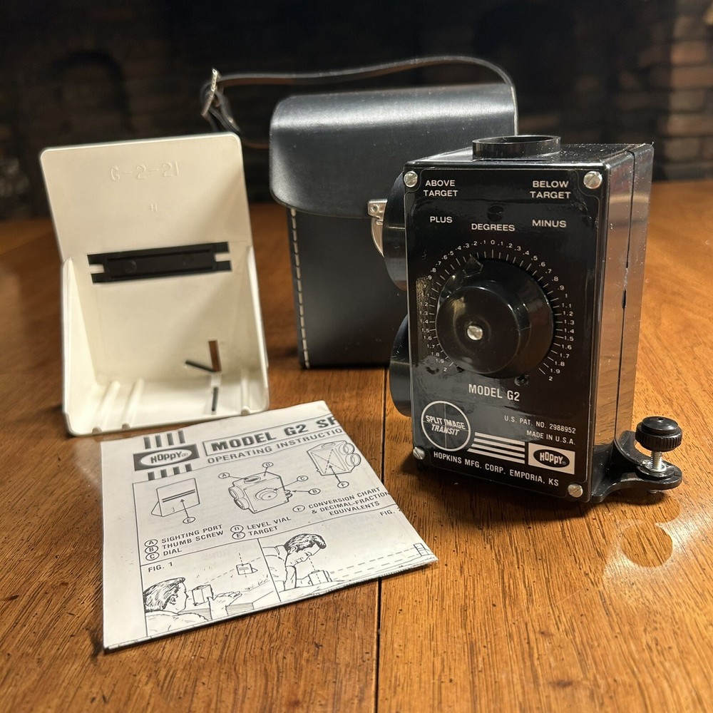 1960'S HOPPY MODEL G2 SPLIT IMAGE TRANSIT CALIBRATION SYTEM