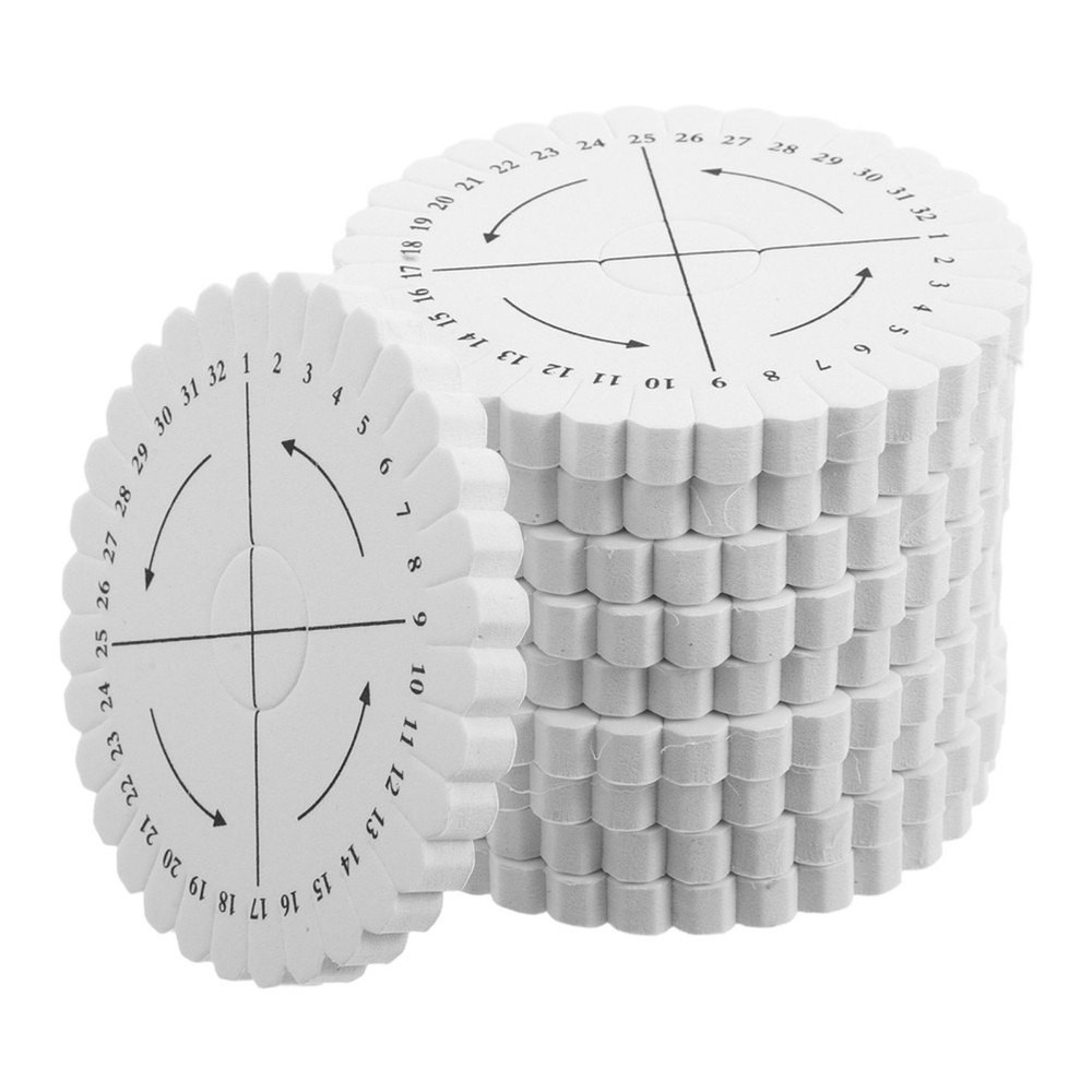 20pcs Kumihimo Disk: Bracelet Making Tools - Beading Cord Disc Loom Tray -