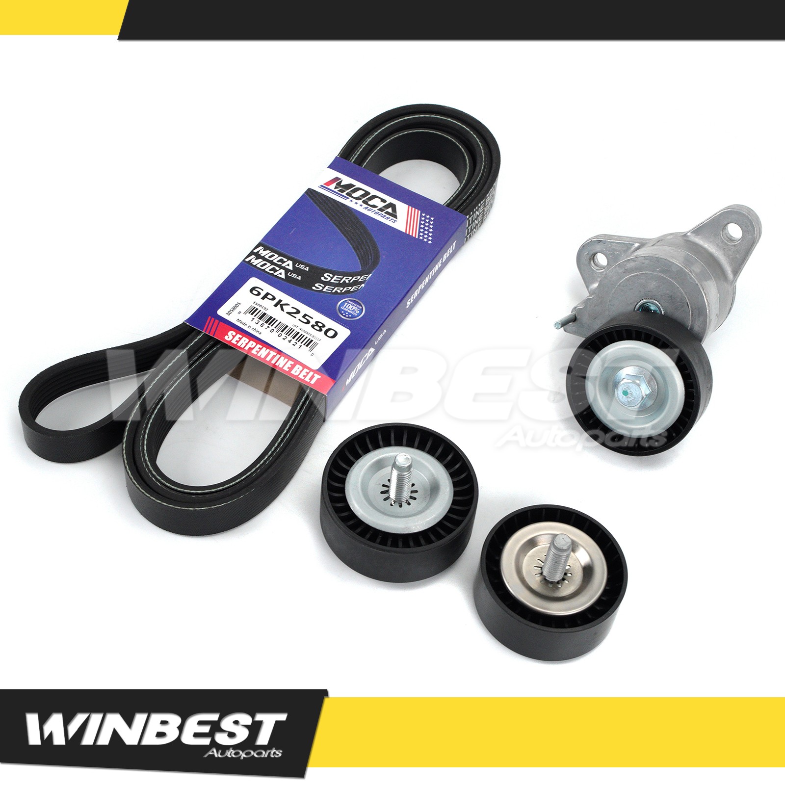 Serpentine Belt Drive Component Kit for Compass Patriot Dodge Caliber Chrysler