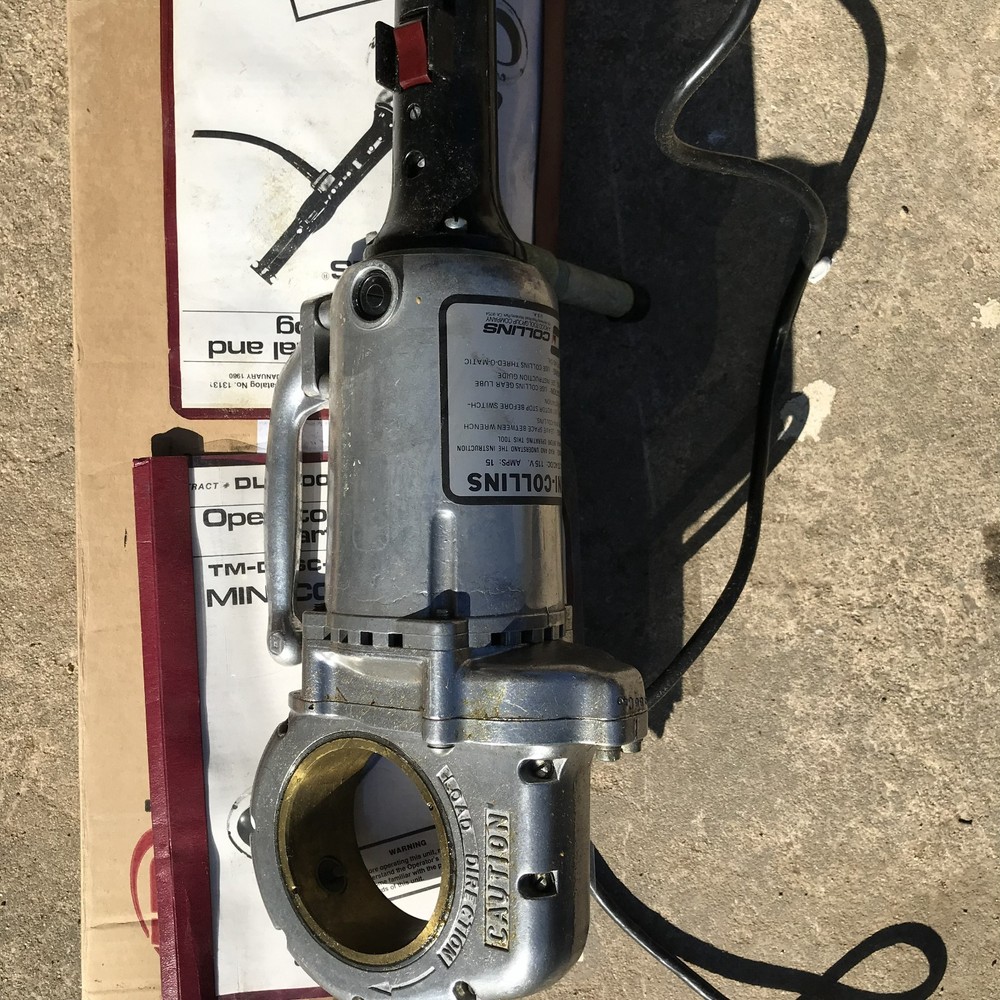 Collins Mini-Collins pipe Threader Threading Machine