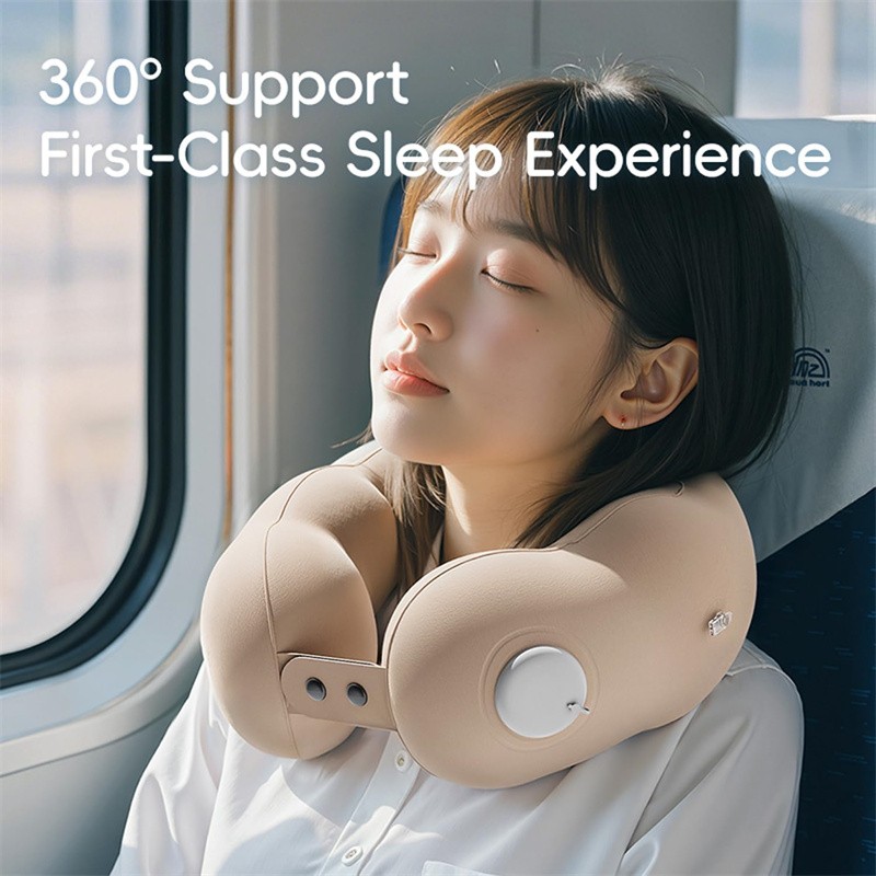 Adjustable Neck Rest Cloud Shaped Neck Support Road Trip 360-Degree Support
