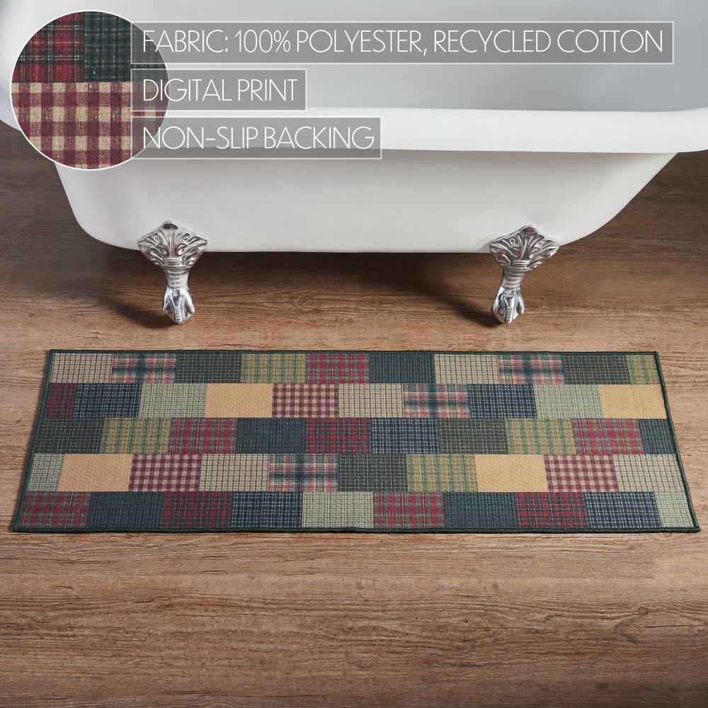 Tea Cabin Polyester Bathmat 17x48 VHC Brands
