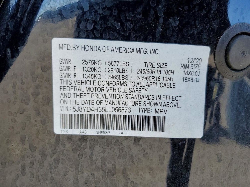 MDX 2020 Glove Box 5000588
