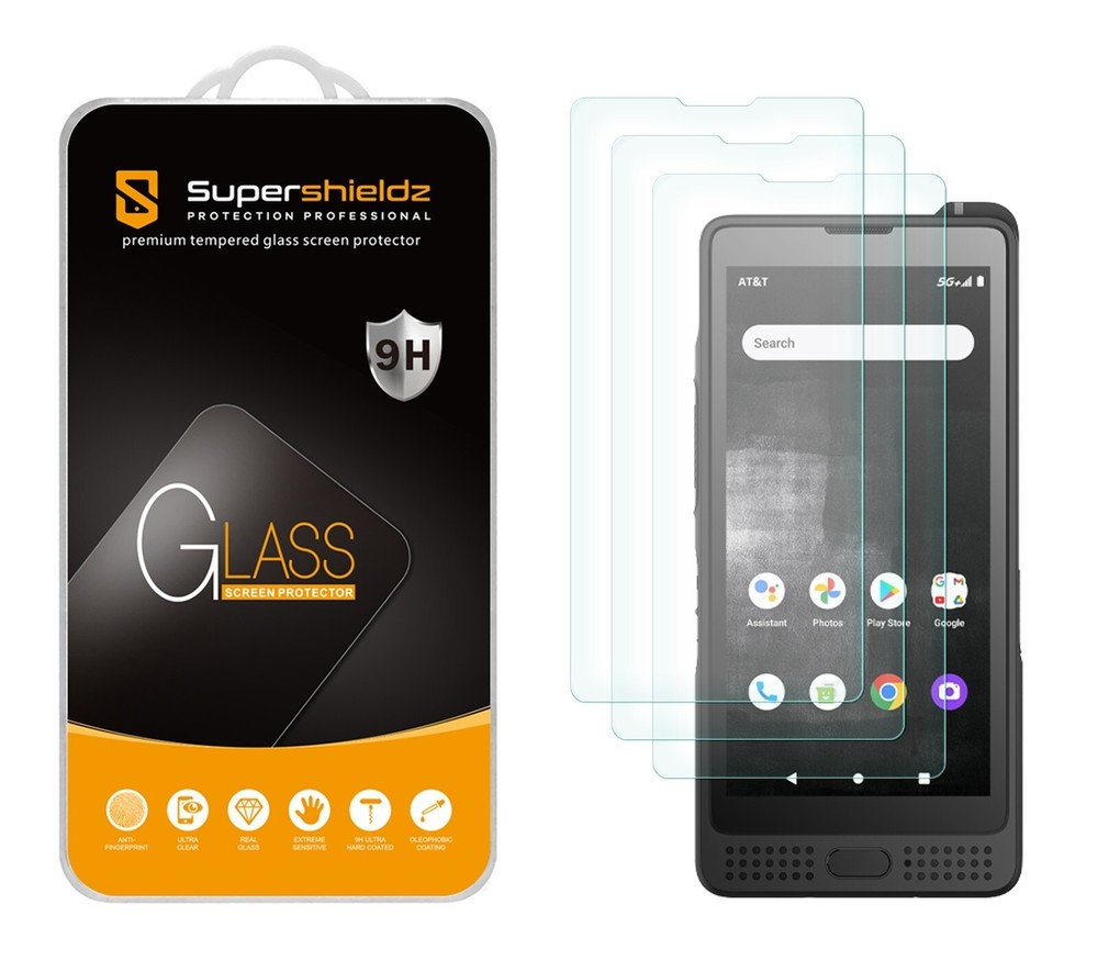 [3-Pack] Supershieldz Tempered Glass Screen Protector for Sonim XP10