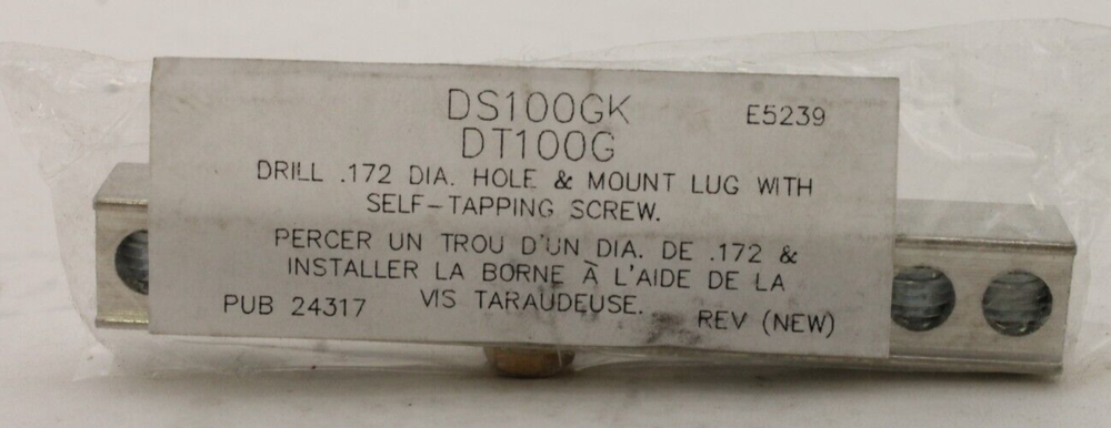 Eaton DS100GK Ground Lug Kit