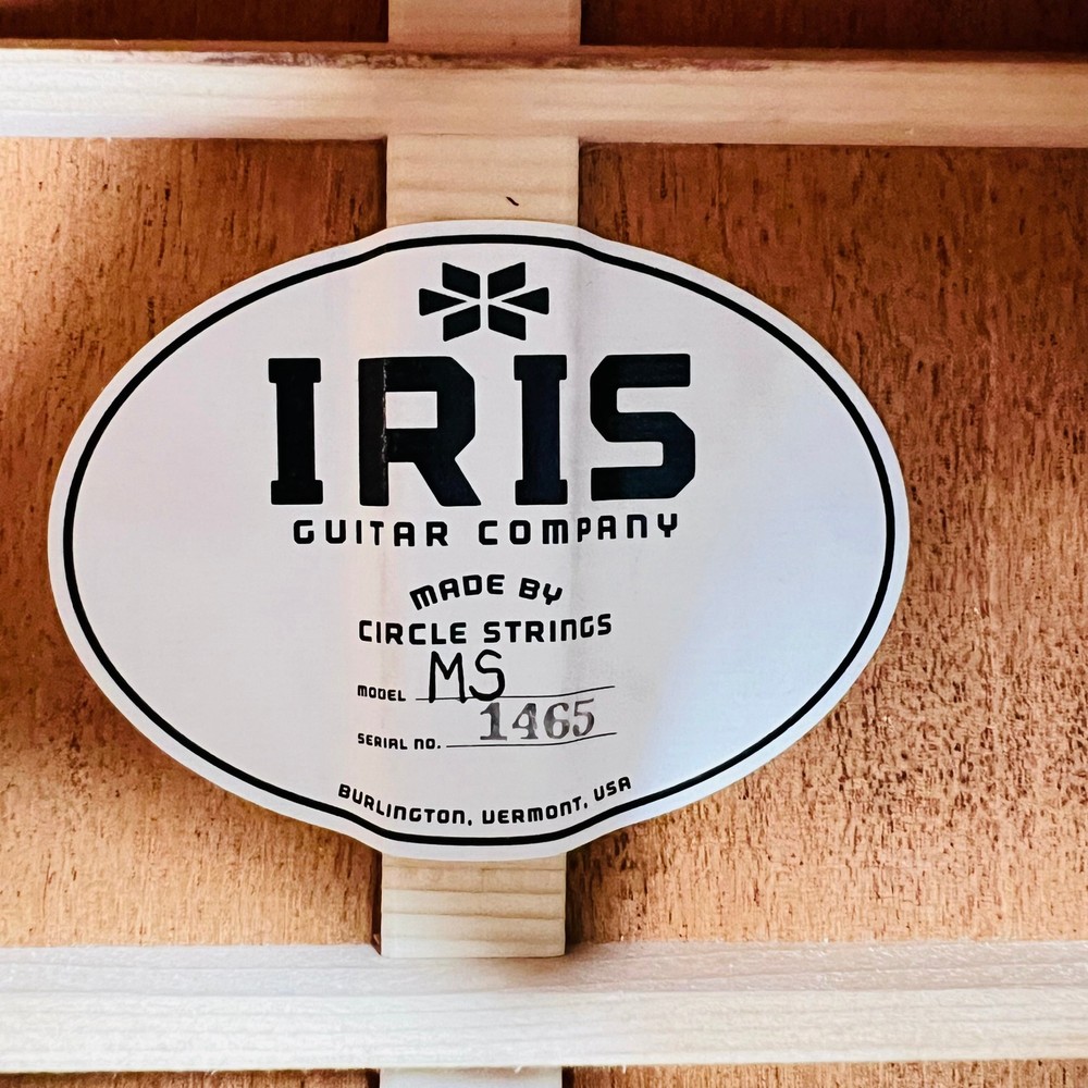 Iris MS-00 12-Fret Adirondack - Dark Burst