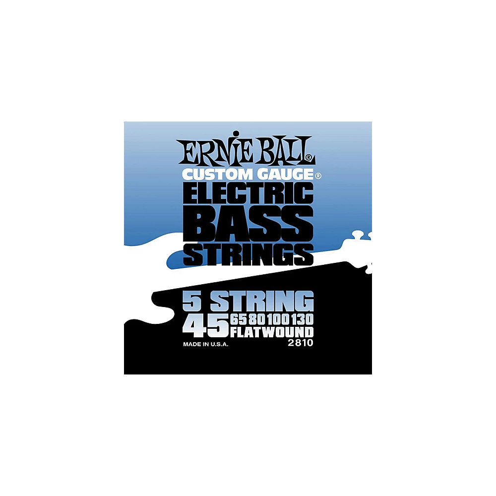 Ernie Ball 2810 Flatwound 5-String Bass Strings Set
