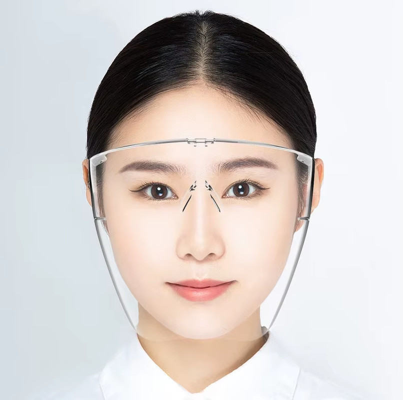 Transparent Facial Protector Super Protective Face Shield for Work Weed Whacking