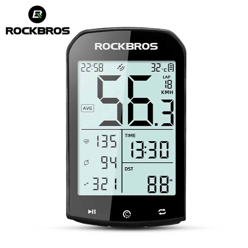 ROCKBROS M1 GPS Bike Computer Bluetooth MTB Waterproof ANT+ Odometer Speedometer