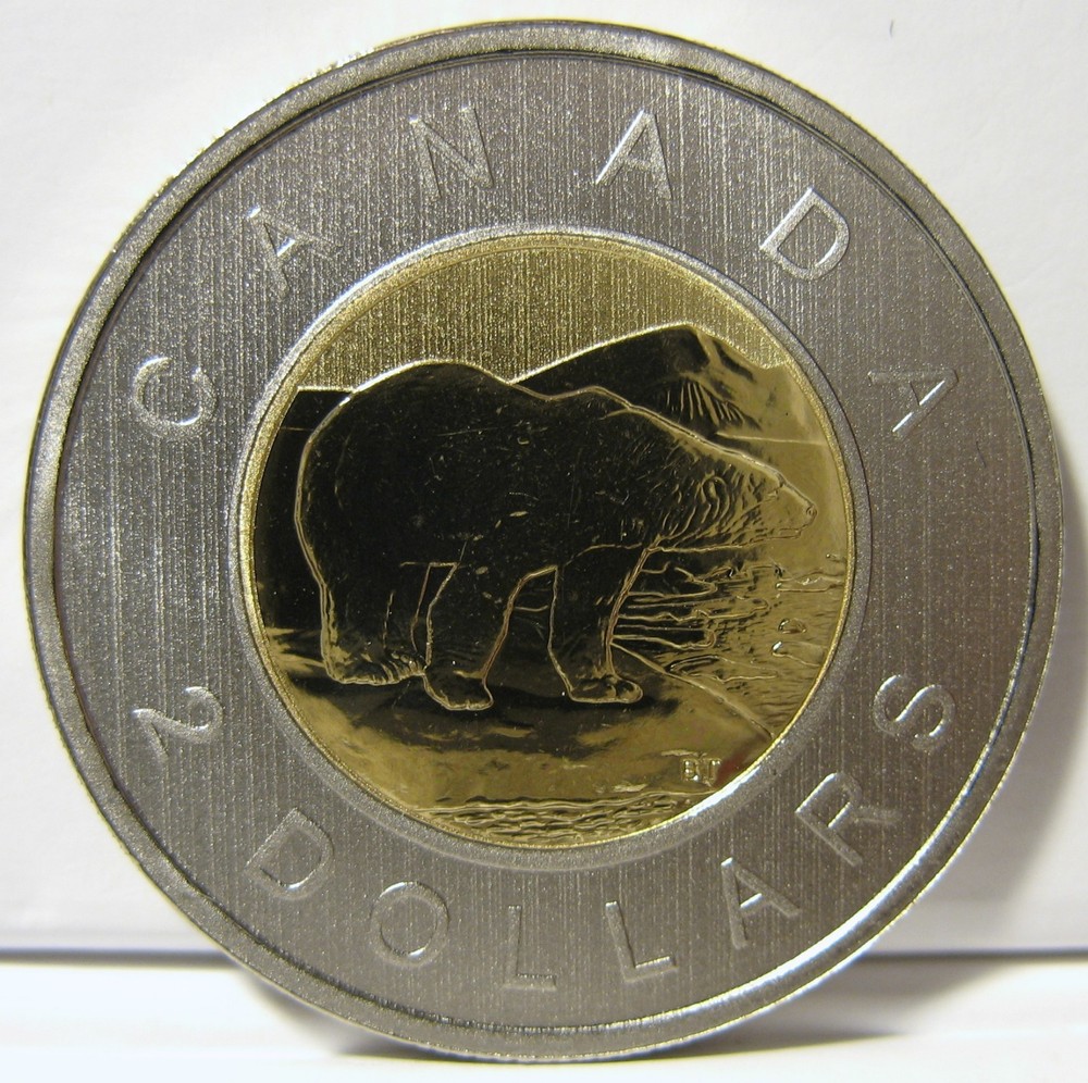 Canada 2010 $2 Polar Bear Specimen Uncirculated