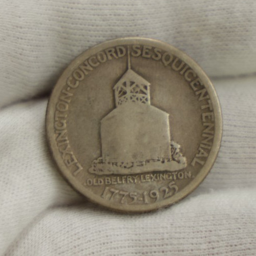 1925 US Lexington Concord Commemorative 50c Fine+