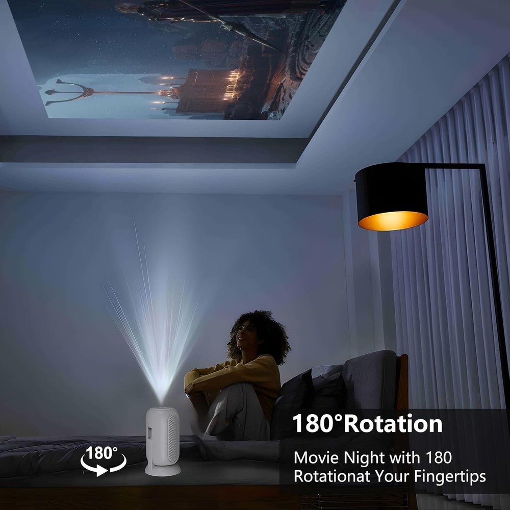 Mini Projector 1080P 4K 5G WiFi Android Smart Projection Short Throw Projector