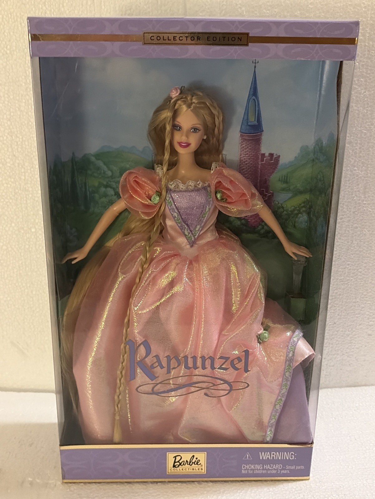 Barbie Doll Rapunzel 2001 Collector Edition Gold Label 53973 NRFB Mattel Vintage