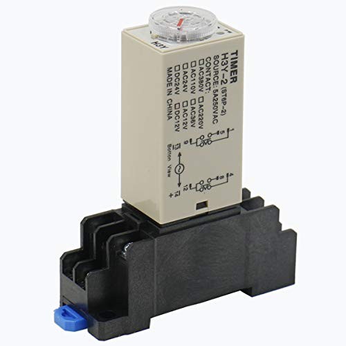 AC 110V H3Y-2 Time Delay Relay Timer 10Min DPDT with Socket