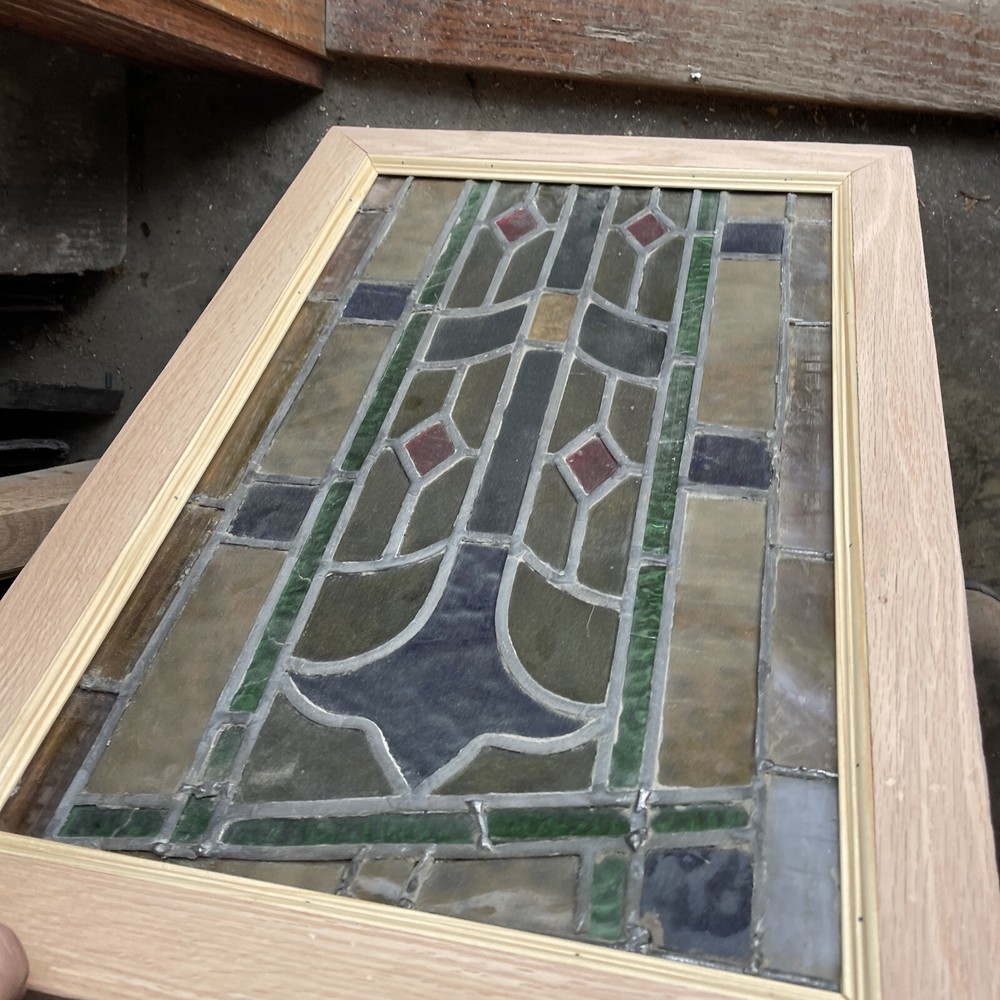 SG4565 Antique Stainglass Window 16 x 23