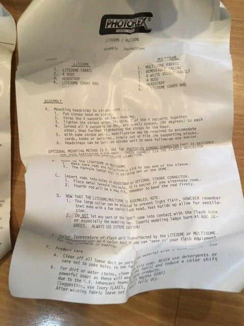 Photoflex Litedome Strobe Diffuser