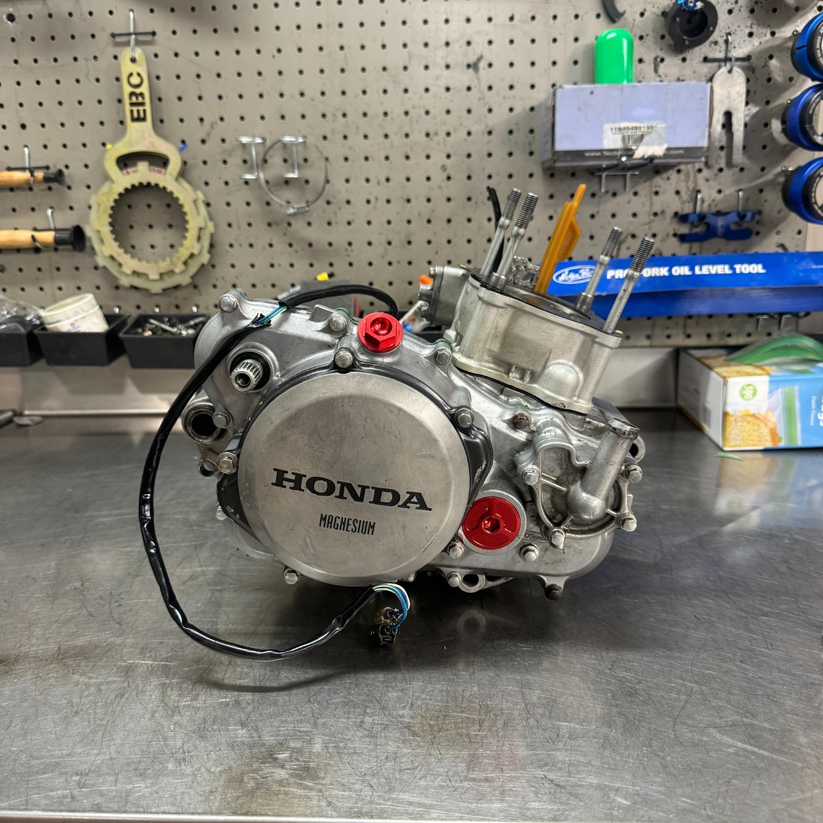 07-24 Honda CRF150R Engine Rebuild Service Complete Bottom Top End Vapor Blast