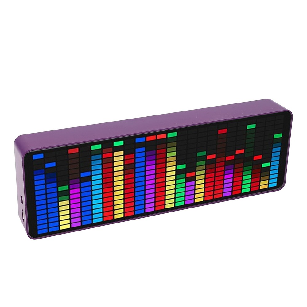 Music Spectrum Display 384 LED 1624 Segment Rhythm Light Level Voice Sensor WT