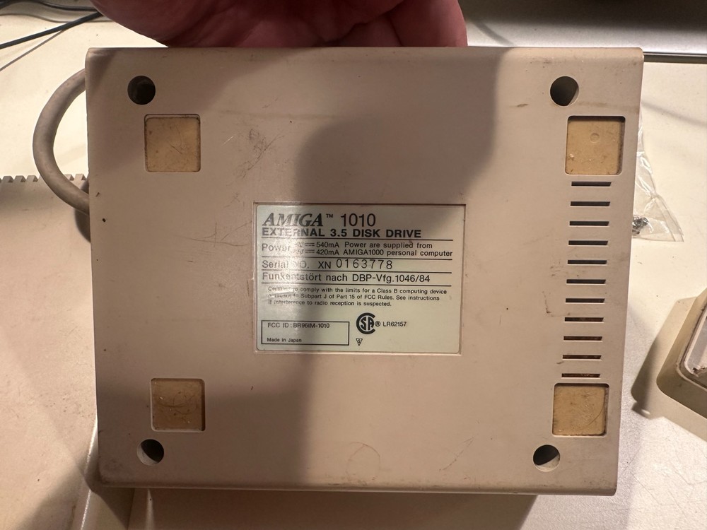 Commodore Amiga 1010 External Floppy Drive Enclosure CASING ONLY READ