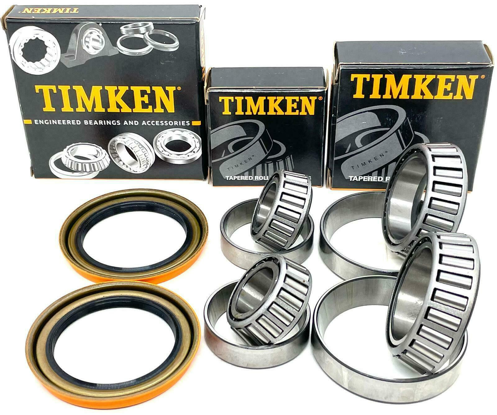 TIMKEN Ford F-150 2wd Front Wheel Bearings and Seal Kit 1997-2003 (2 sides)