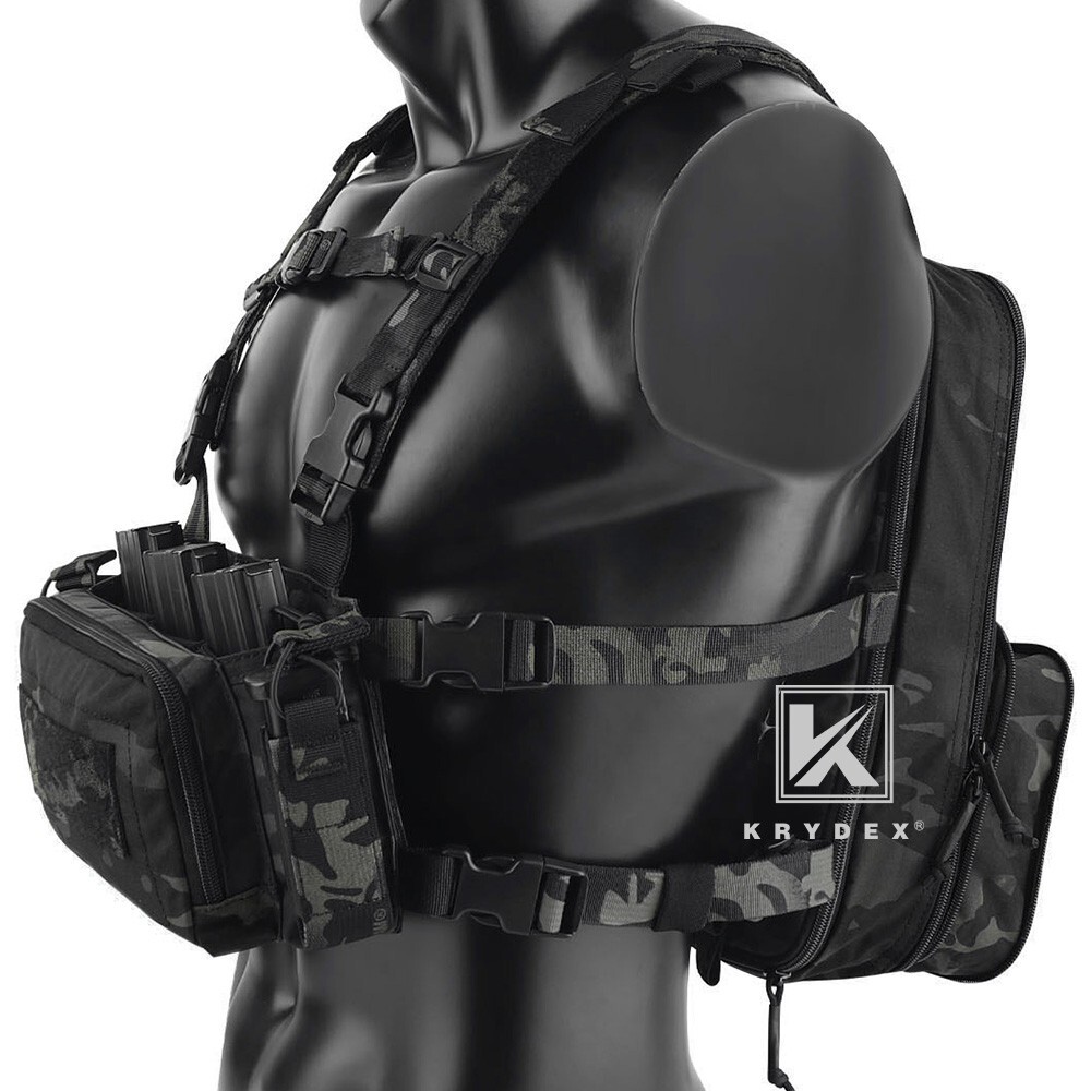 KRYDEX Tactical D3CR Chest Rig Harness D3 Flatpack Backpack MOLLE Rucksack MK