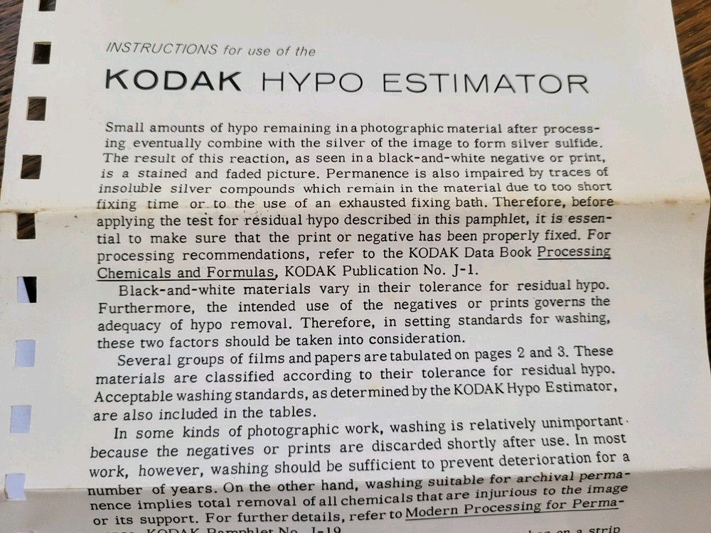 Kodak Hypo Estimator HT-2