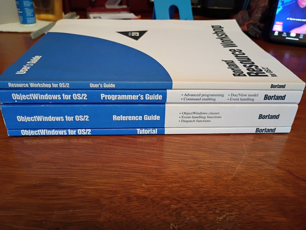 1994 Borland OS/2 Books - Tutorial - Reference - Programmer - Resource...