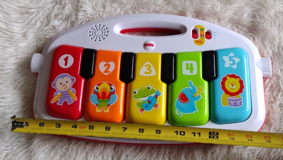 Fisher Price Deluxe Kick and Play Gym Replacement Piano Keyboard Music WORKS