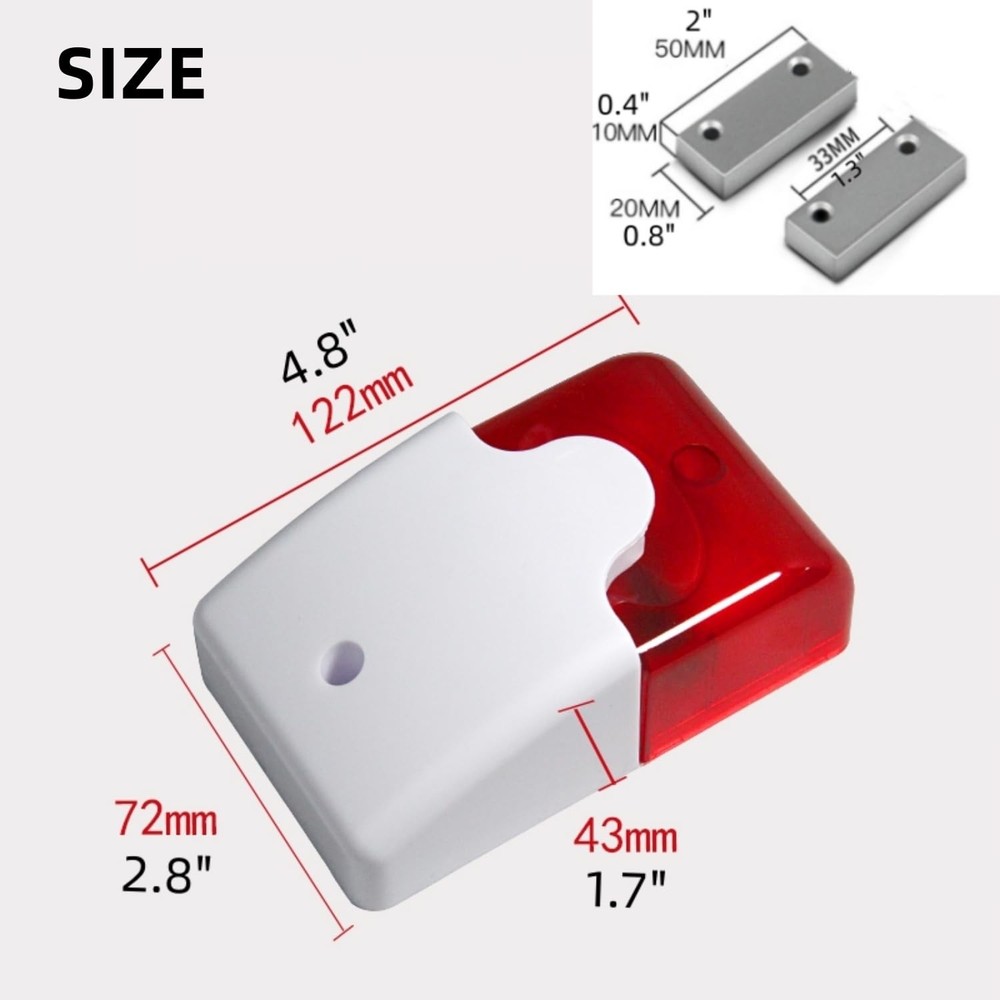 Multifunction Exit Door Alarm Helps Prevent Unauthorized Exits or Entries Thr...
