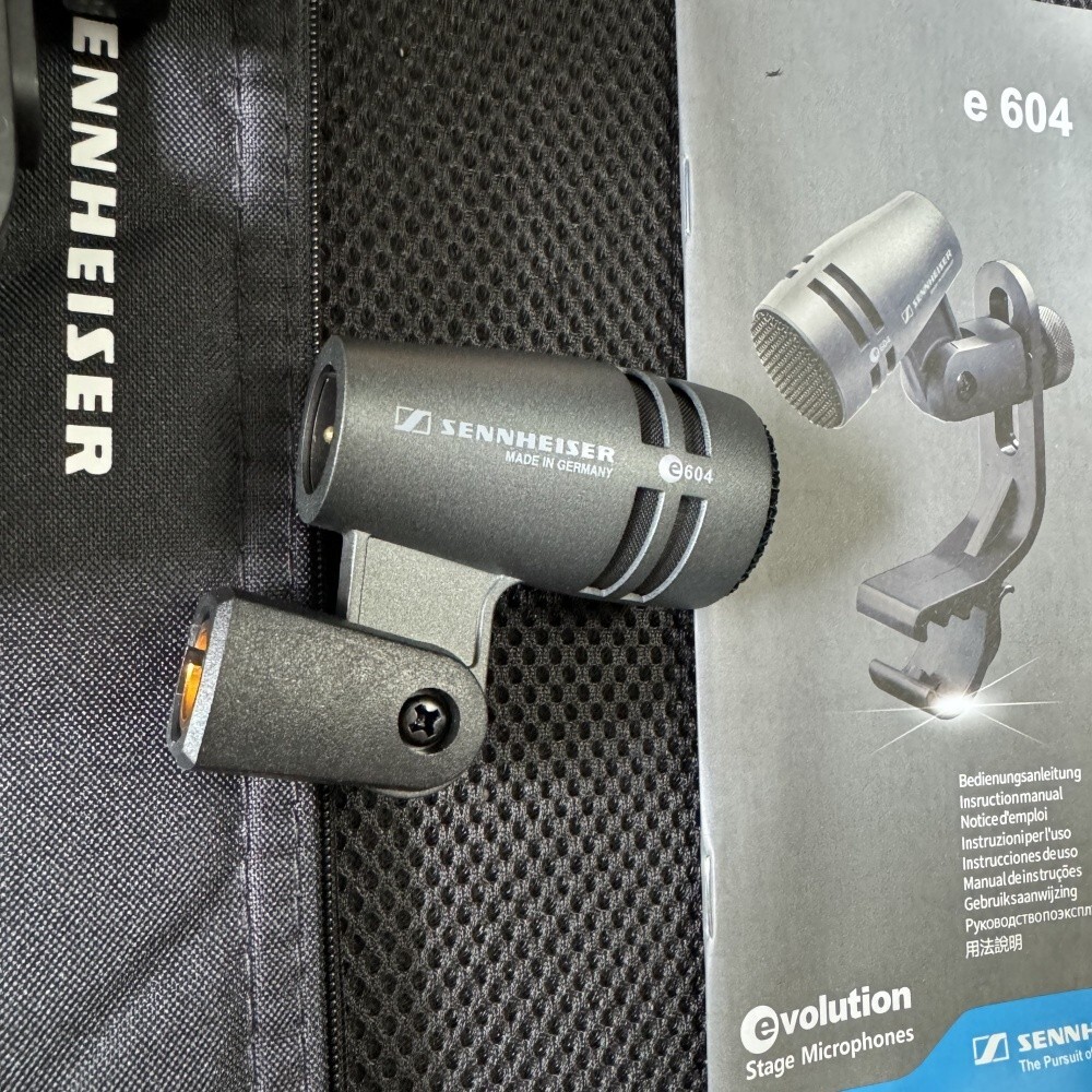 Opened Sennheiser E604 Dynamic Cardioid Instrument Mic Drum Microphone