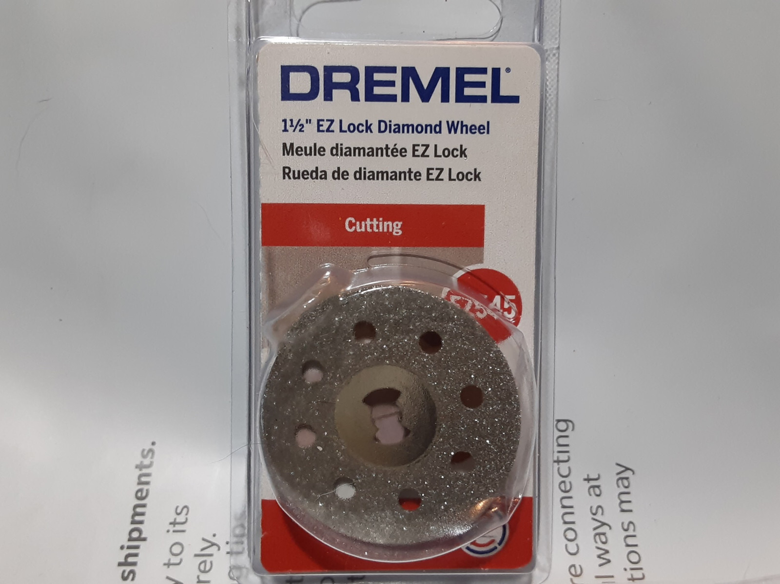 Dremel EZ Lock DIAMOND 1 1/2" CUTTING WHEEL EZ545