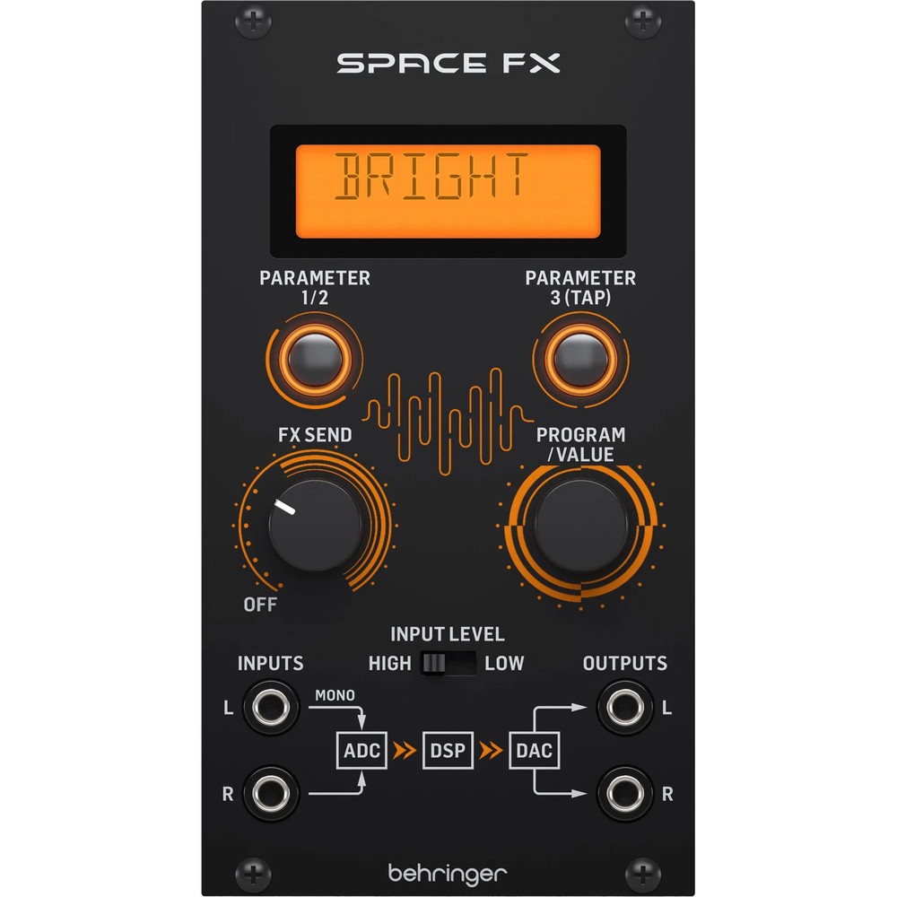 Behringer SPACE FX 24-bit Stereo Multi-Effects Engine Module