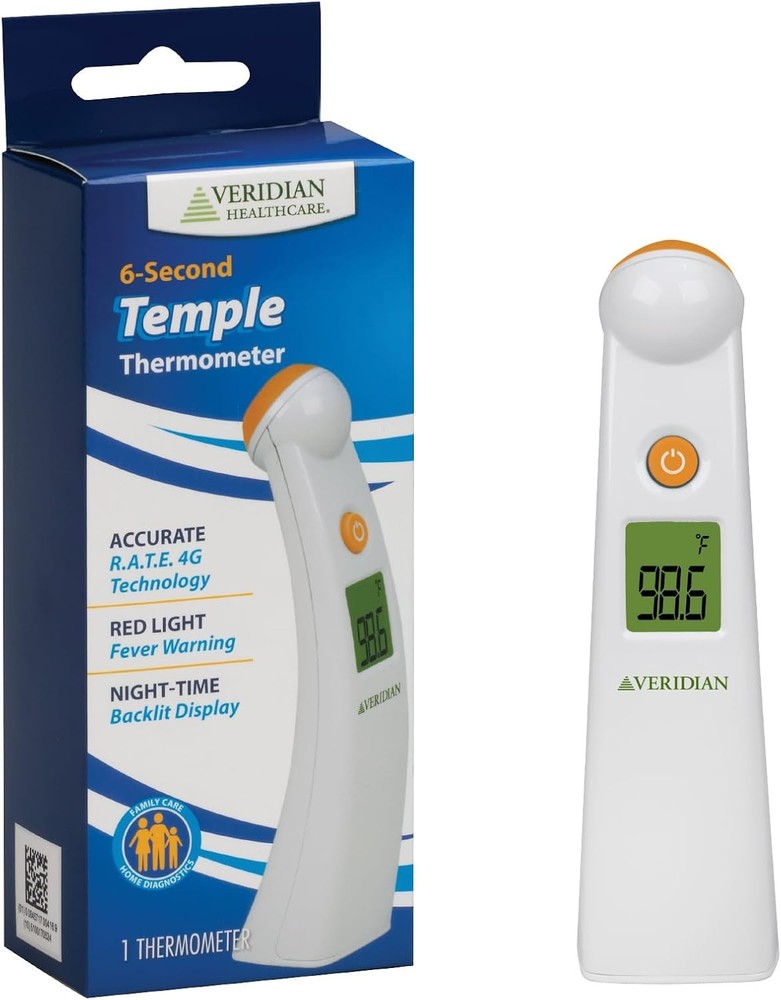 Slim Line Paa Mini Temple Touch Thermometer