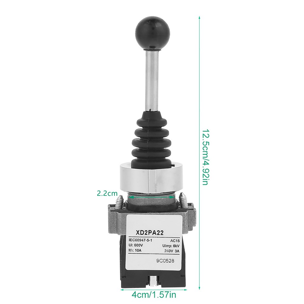 1pc XD2PA22CR 2NO 2-position Spring Return Momentary Stick Joystick Switch