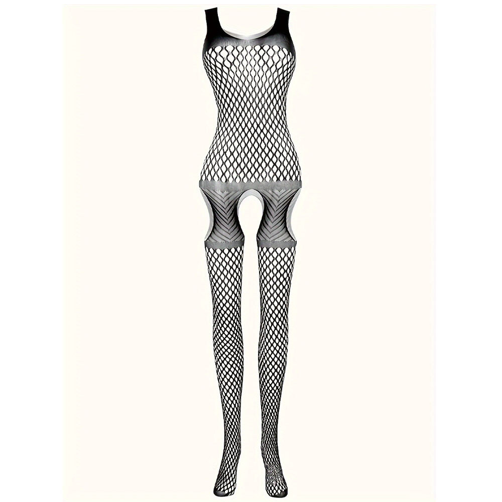 Women Sexy Bodysuit Lingerie Fishnet Body Stocking Babydoll Nightwear Sleepwear