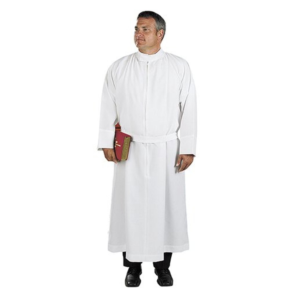 Alb Self Fitting Polyester White Medium New