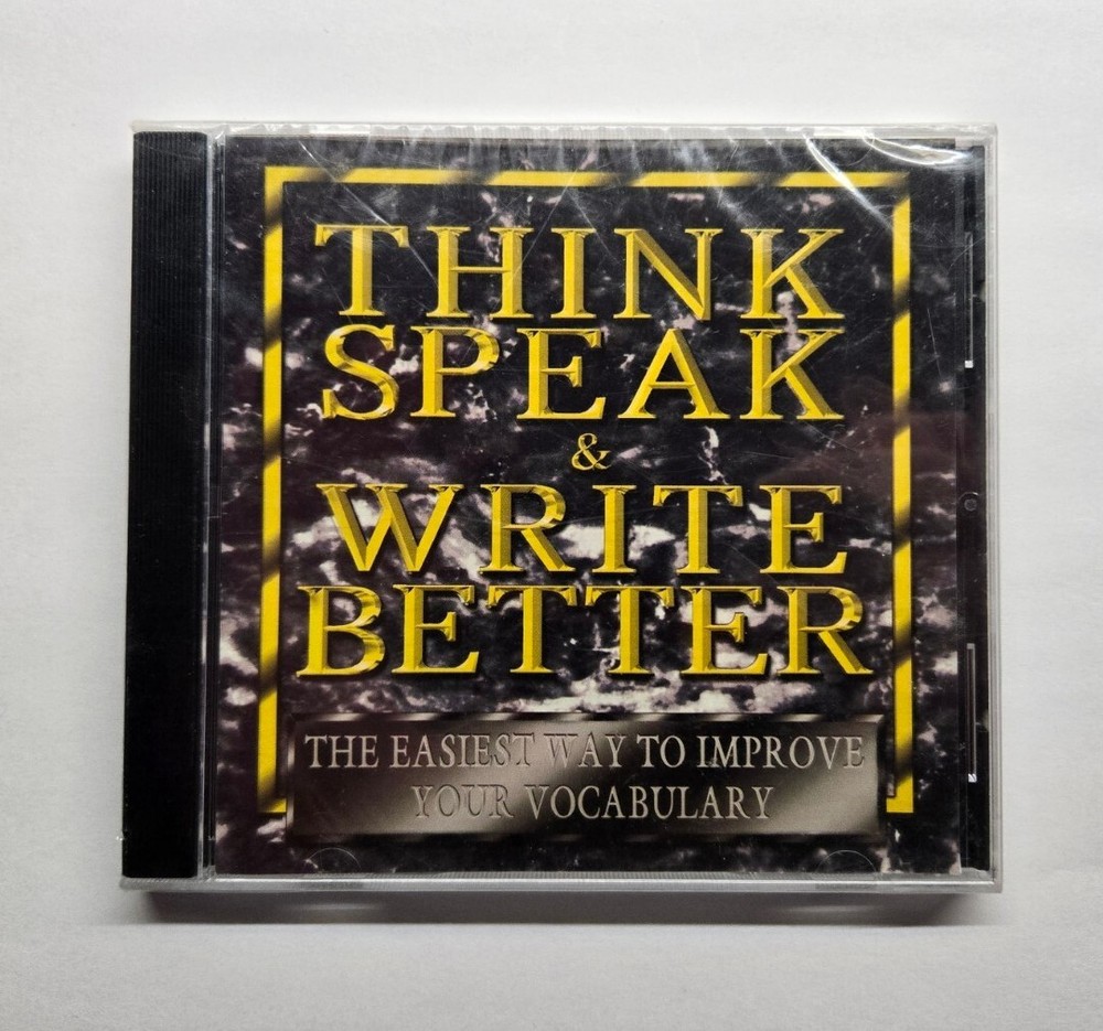 Think Speak & Write Better (PC CD-ROM, WordSmart)