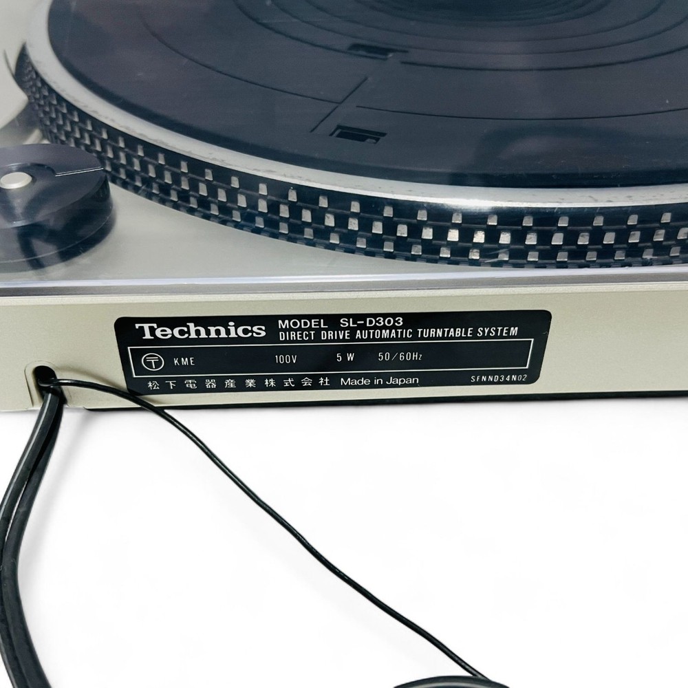 Technics SL-D303 Turntable DirectDrive FullAuto PitchCtrl w/Cart FullyFunction