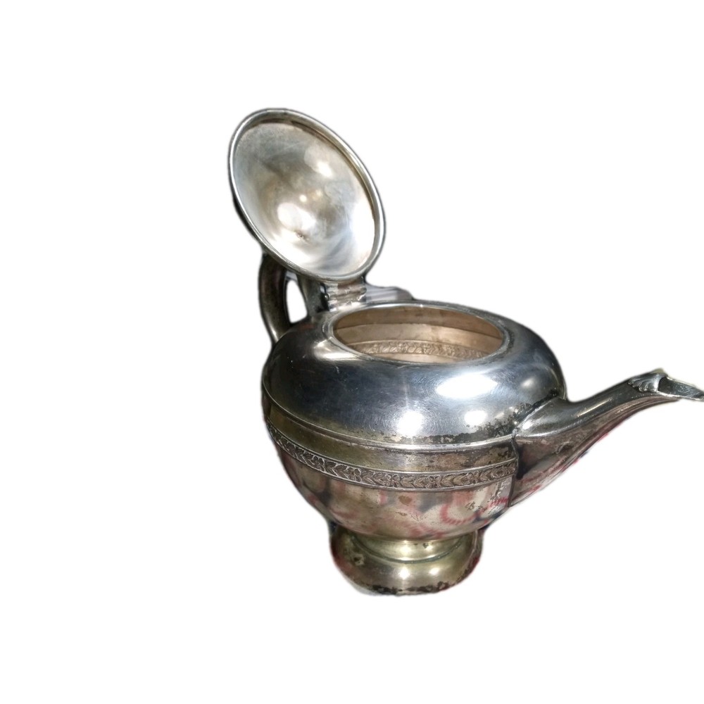 Oxford Plate Co  Silver Plate On Copper Tea 5177